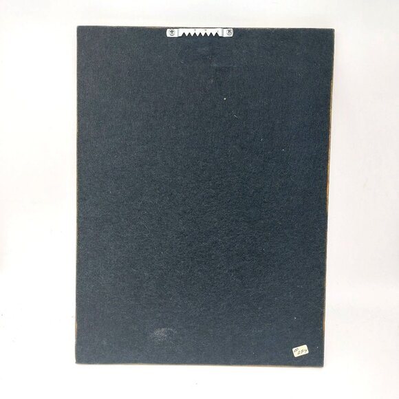 Vintage Victorian Woman Figure Holding Chalice Carved Stone Art Gilded Frame - Picture 2 of 4